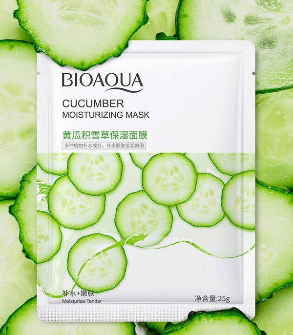 Cucumber Face Mask Sheet – Cooling & Hydrating Facial Skin Treatment