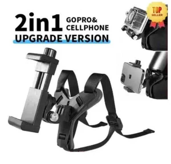 Mobile Mount for Helmet high end plastic & Rubber