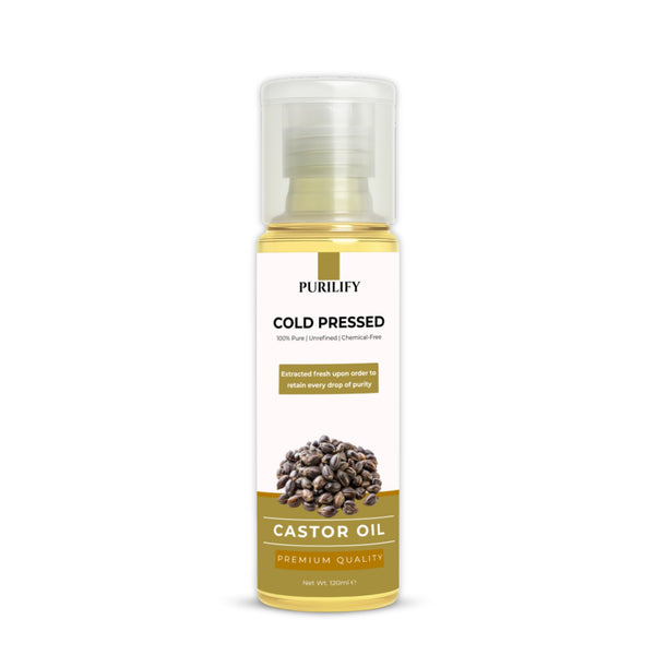 Castor Oil (120ml) - Best for Skin Healing & Hair Growth