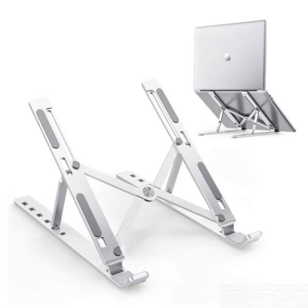 Stand for Laptop - anti-slip silicon pads with 8-adjustable levels