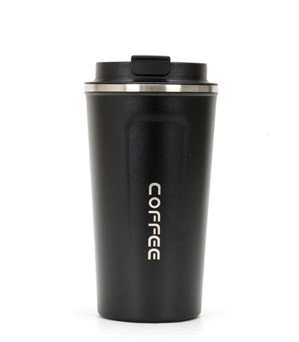 Smart Coffee Mug with LED Temperature Display - Stainless Steel Insulated Travel Mug for Outdoor & Car Use